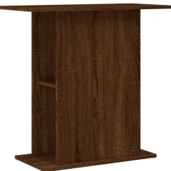 vidaXL Productos Para Mascotas-Soporte de acuario madera ingeniería marrón roble 75x36x72,5 cm