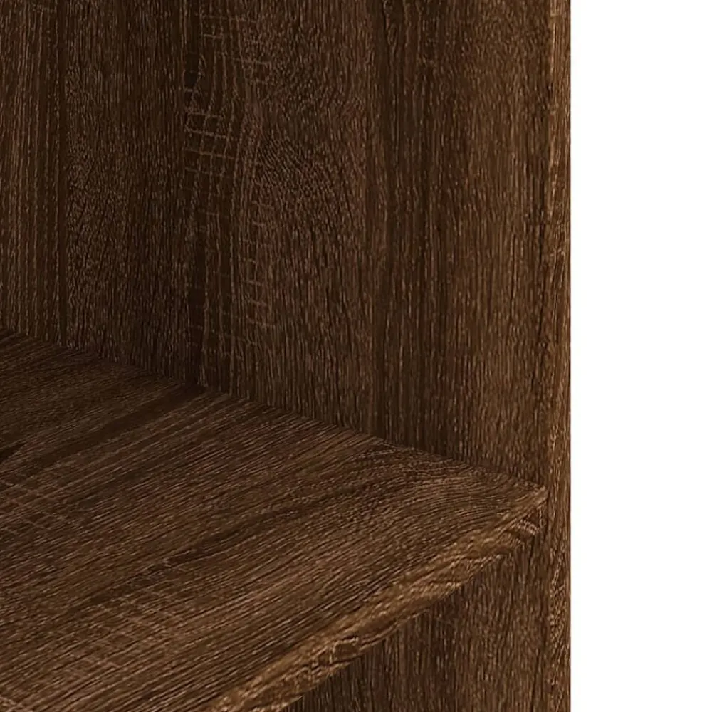 vidaXL Productos Para Mascotas-Soporte de acuario madera ingeniería marrón roble 75x36x72,5 cm