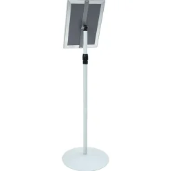 vidaXL Soporte de cartel pedestal 33 x 33 x 126 cm Plateado Best