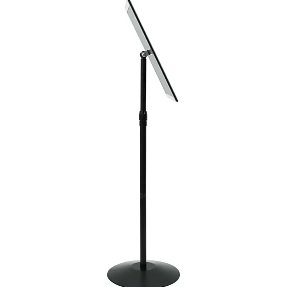 vidaXL Soporte de cartel pedestal Plateado a3 PVC y Acero Negro New