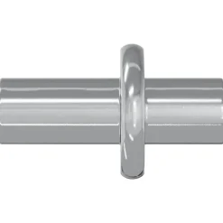 vidaXL Soporte de estante 2 pcs Plateado 8,6 x 8,6 x 14,6 mm Acero Outlet