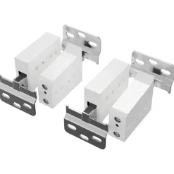 vidaXL Accesorios De Bricolaje-Soporte de gabinete colgante 2 pcs 70 x 48 x 19 mm
