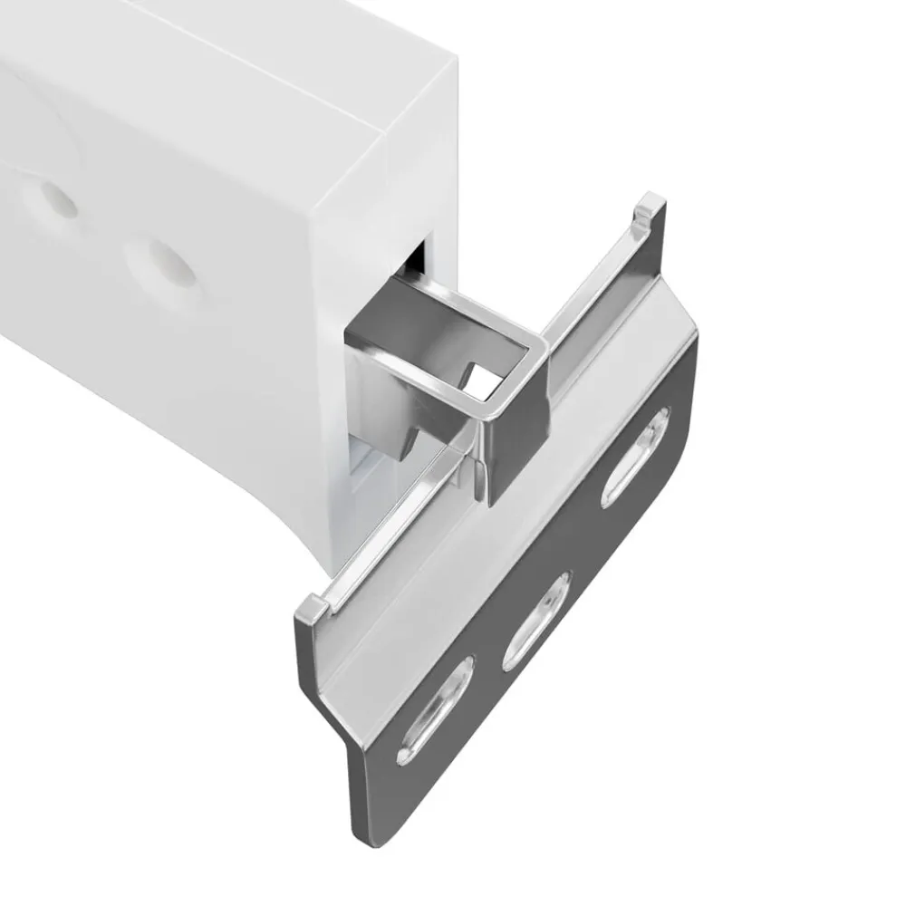 vidaXL Accesorios De Bricolaje-Soporte de gabinete colgante 2 pcs 70 x 48 x 19 mm