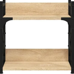 vidaXL Soporte de impresora 2 niveles 40x20x40 cm Roble Sonoma Discount