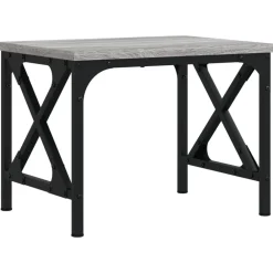 vidaXL Soporte de impresora madera ingeniería 40x30x31 cm Gris sonoma Outlet