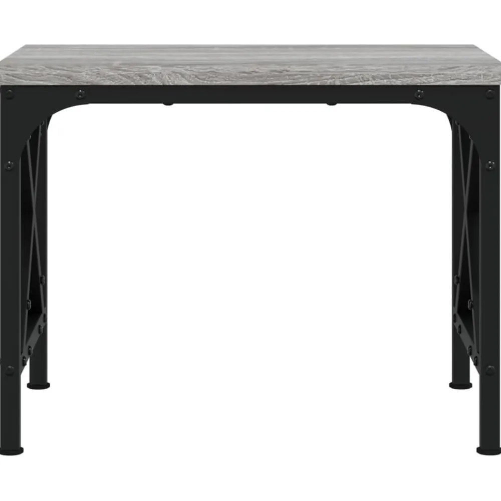 vidaXL Soporte de impresora madera ingeniería 40x30x31 cm Gris sonoma Outlet