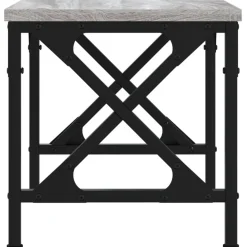 vidaXL Soporte de impresora madera ingeniería 40x30x31 cm Gris sonoma Outlet