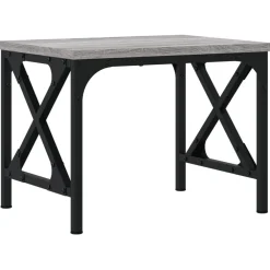 vidaXL Soporte de impresora madera ingeniería 40x30x31 cm Gris sonoma Outlet