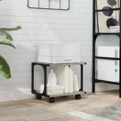 vidaXL Electrónica-Soporte de impresora 2 niveles 41x28x33,5 cm
