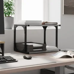 vidaXL Electrónica-Soporte de impresora 2 niveles 41x28x33,5 cm