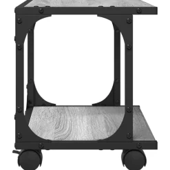 vidaXL Electrónica-Soporte de impresora 2 niveles 41x28x33,5 cm