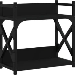 vidaXL Electrónica-Soporte de impresora 2 niveles 40x20x40 cm