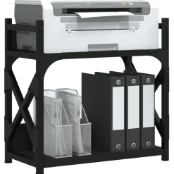 vidaXL Electrónica-Soporte de impresora 2 niveles 40x20x40 cm