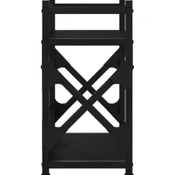 vidaXL Electrónica-Soporte de impresora 2 niveles 40x20x40 cm