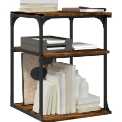 vidaXL Electrónica-Soporte de impresora 3 niveles 43x48x64 cm