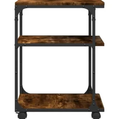 vidaXL Electrónica-Soporte de impresora 3 niveles 43x48x64 cm
