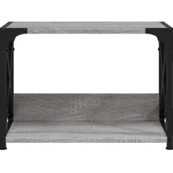 vidaXL Soporte de impresora 2 niveles 44x26x31,5 cm Gris sonoma Hot