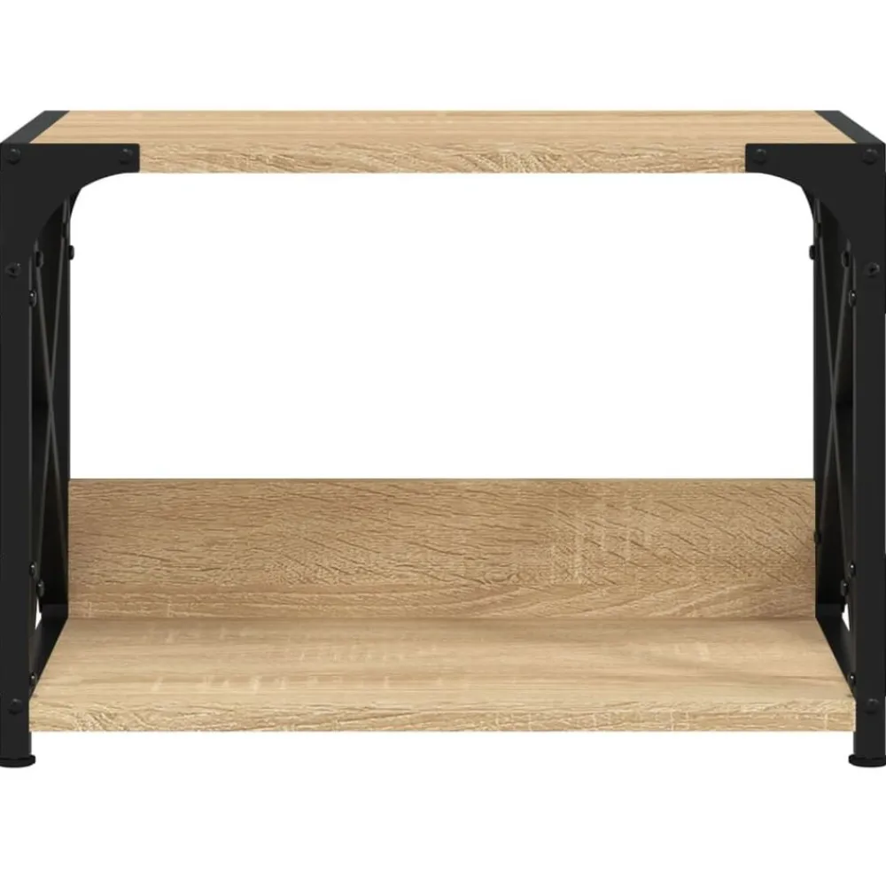 vidaXL Electrónica-Soporte de impresora 2 niveles 44x26x31,5 cm
