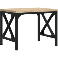 vidaXL Electrónica-Soporte de impresora madera ingeniería 40x30x31 cm