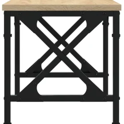 vidaXL Electrónica-Soporte de impresora madera ingeniería 40x30x31 cm