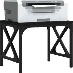 vidaXL Electrónica-Soporte de impresora madera ingeniería 40x30x31 cm