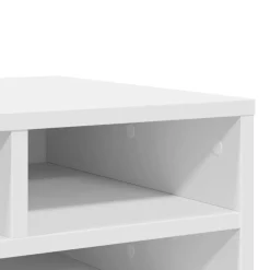 vidaXL Electrónica-Soporte de impresora madera ingeniería 49x40x22,5 cm