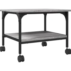 vidaXL Electrónica-Soporte de impresora 2 niveles 50x40x38 cm