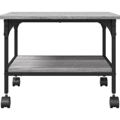 vidaXL Electrónica-Soporte de impresora 2 niveles 50x40x38 cm