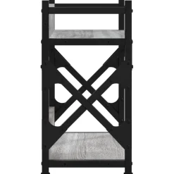 vidaXL Electrónica-Soporte de impresora 2 niveles 40x20x40 cm