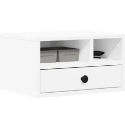 vidaXL Electrónica-Soporte de impresora madera ingeniería 40x32x22,5 cm