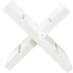 vidaXL Accesorios Para Hornos De Leña Y Chimeneas-Soporte de leña madera maciza de pino 47x39,5x48 cm