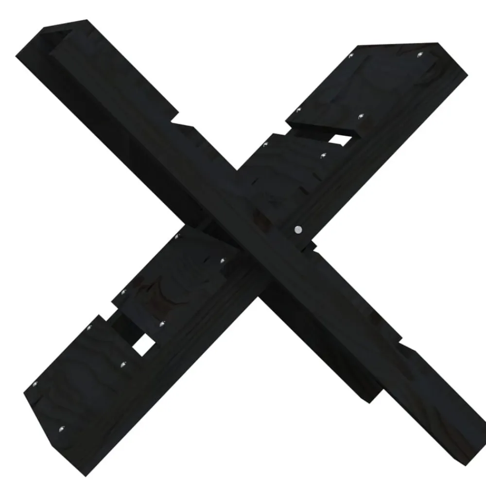 vidaXL Accesorios Para Hornos De Leña Y Chimeneas-Soporte de leña madera maciza de pino 47x39,5x48 cm