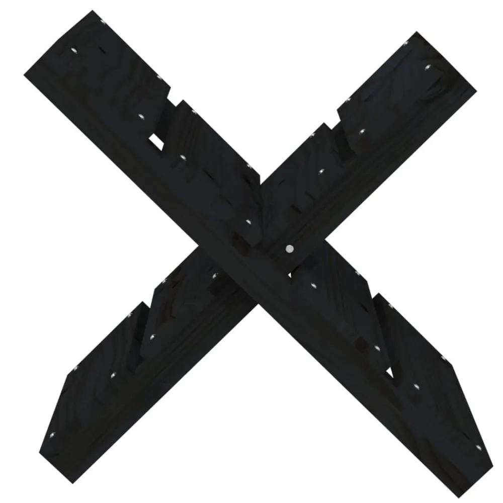 vidaXL Accesorios Para Hornos De Leña Y Chimeneas-Soporte de leña madera maciza de pino 47x39,5x48 cm