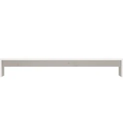 vidaXL Electrónica-Soporte de monitor madera maciza de pino 100x27x15 cm