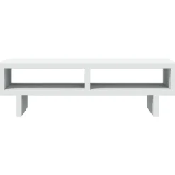 vidaXL Electrónica-Soporte de monitor cajones madera ingeniería 50x27x15 cm