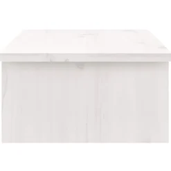 vidaXL Electrónica-Soporte de monitor madera maciza de pino 50x27x15 cm