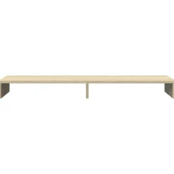 vidaXL Electrónica-Soporte de pantalla madera ingeniería 100x27x10 cm