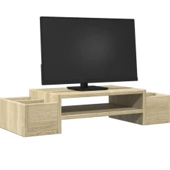 vidaXL Electrónica-Soporte de pantalla con almacenaje 70x27x15 cm