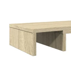 vidaXL Electrónica-Soporte de pantalla ajustable madera 60x24x10,5 cm