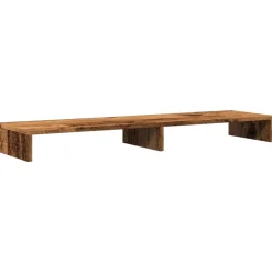 vidaXL Electrónica-Soporte de pantalla madera ingeniería envejecida 100x27x10 cm