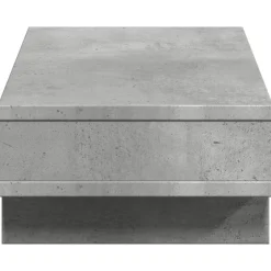 vidaXL Soporte de pantalla madera ingeniería gris hormigón 50x27x15 cm Gris hormigón Clearance