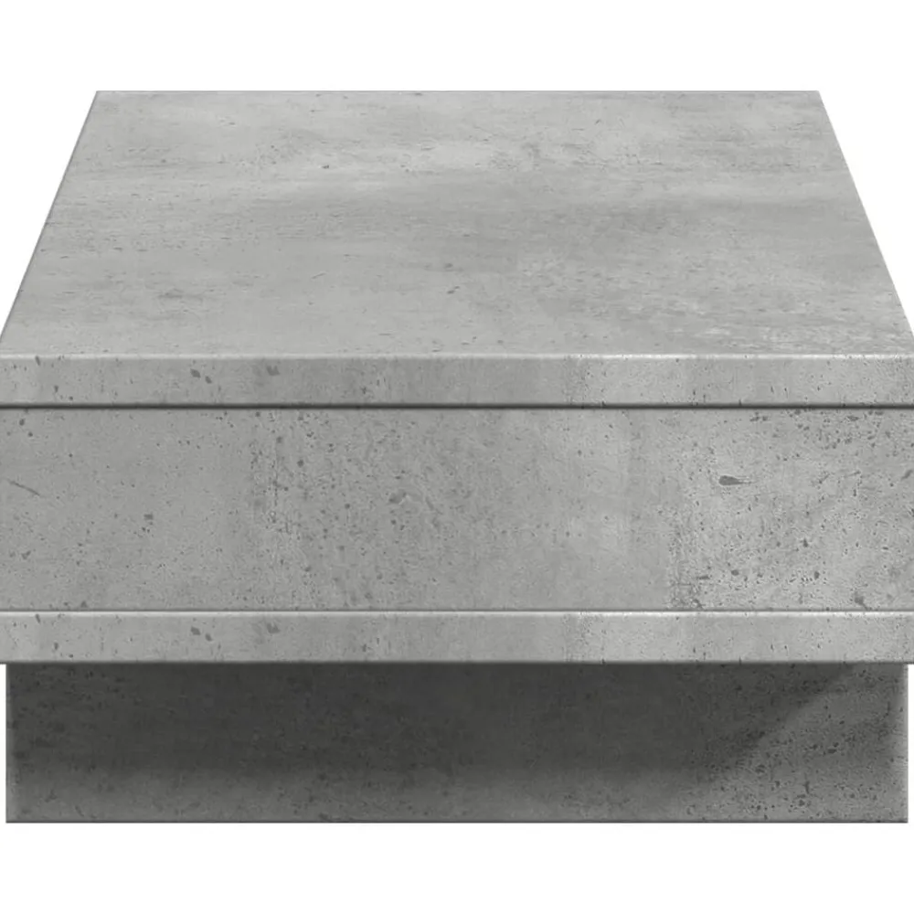 vidaXL Soporte de pantalla madera ingeniería gris hormigón 50x27x15 cm Gris hormigón Clearance