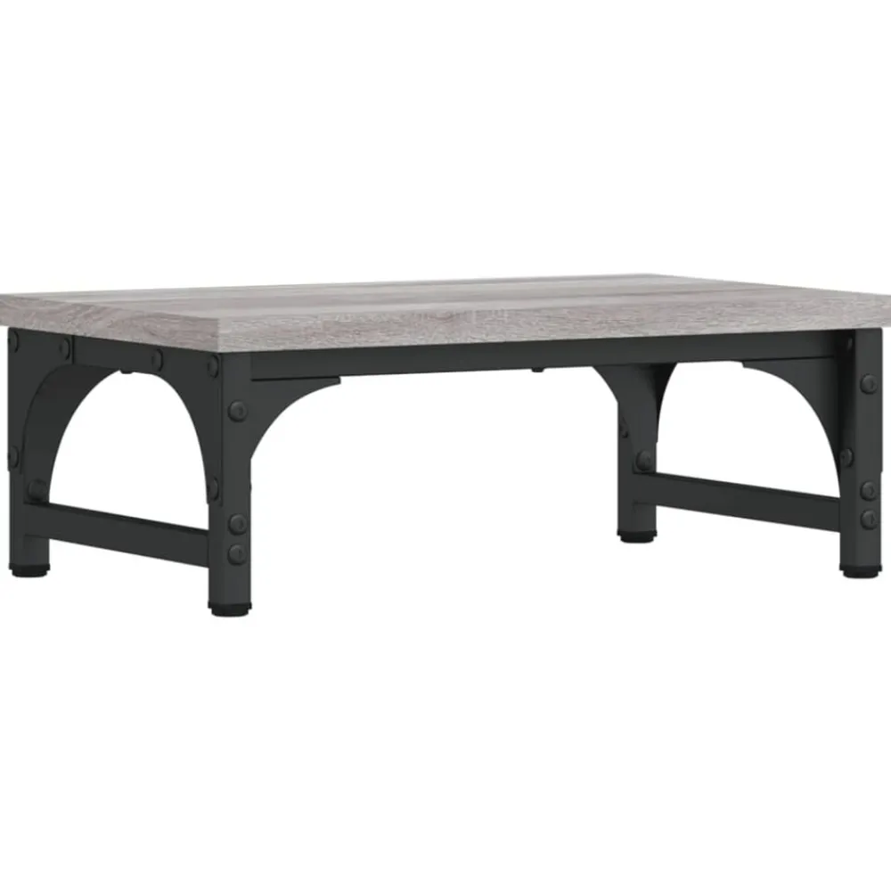 vidaXL Electrónica-Soporte de pantalla madera ingeniería 37x23x14 cm