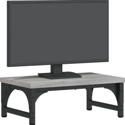 vidaXL Electrónica-Soporte de pantalla madera ingeniería 37x23x14 cm