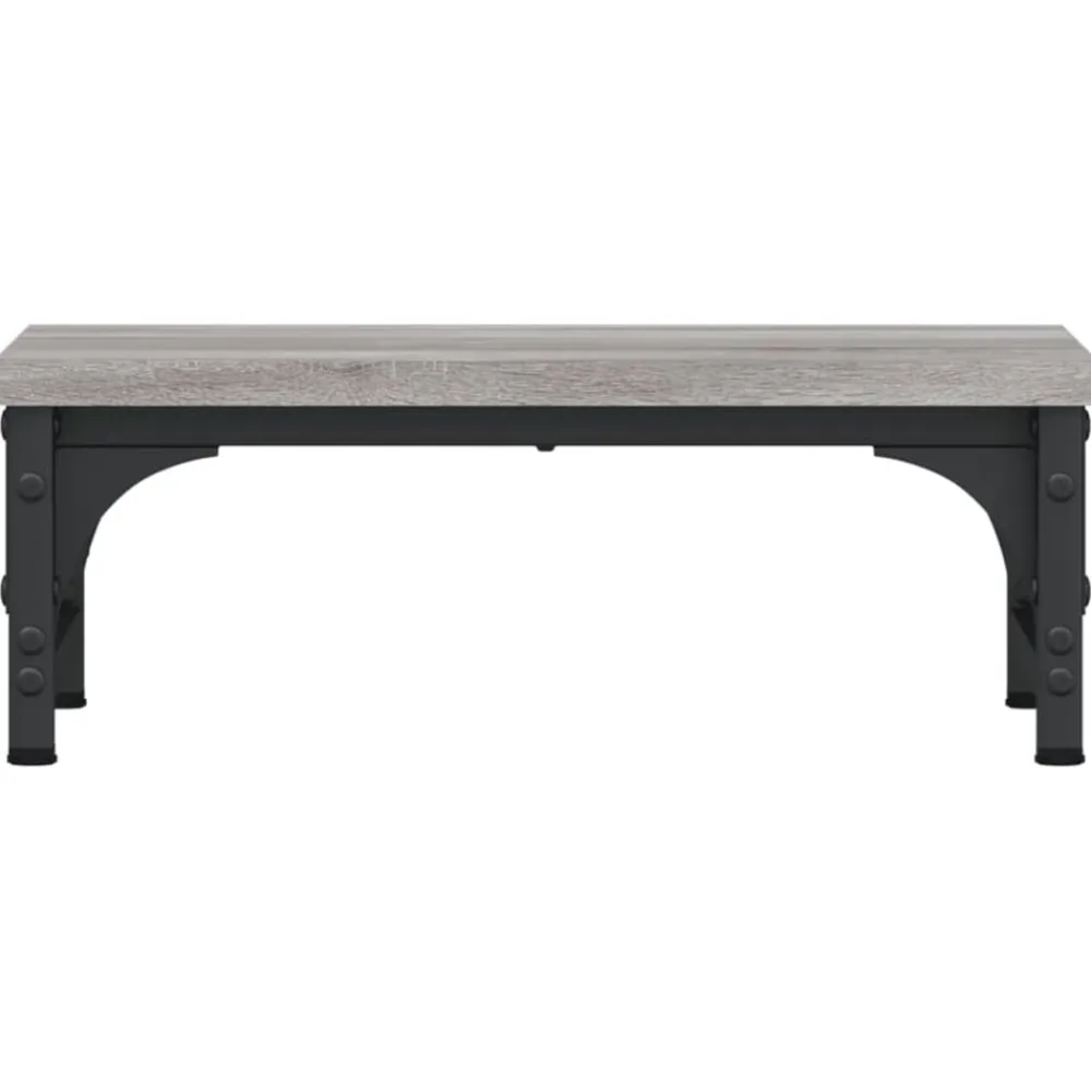 vidaXL Electrónica-Soporte de pantalla madera ingeniería 37x23x14 cm