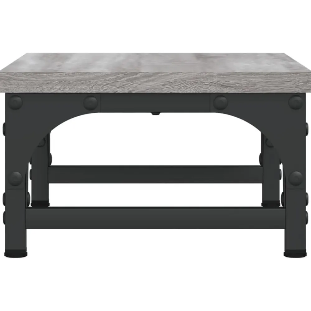 vidaXL Electrónica-Soporte de pantalla madera ingeniería 37x23x14 cm