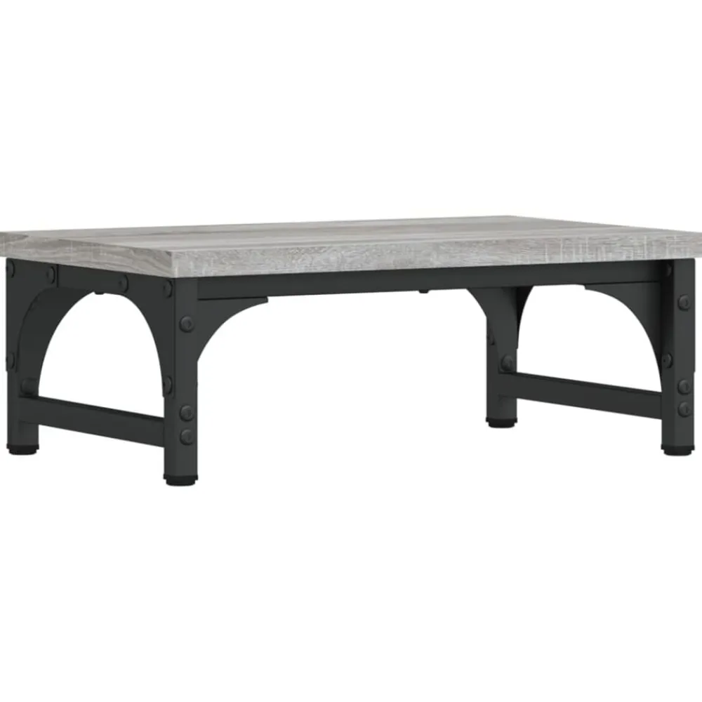 vidaXL Electrónica-Soporte de pantalla madera ingeniería 37x23x14 cm