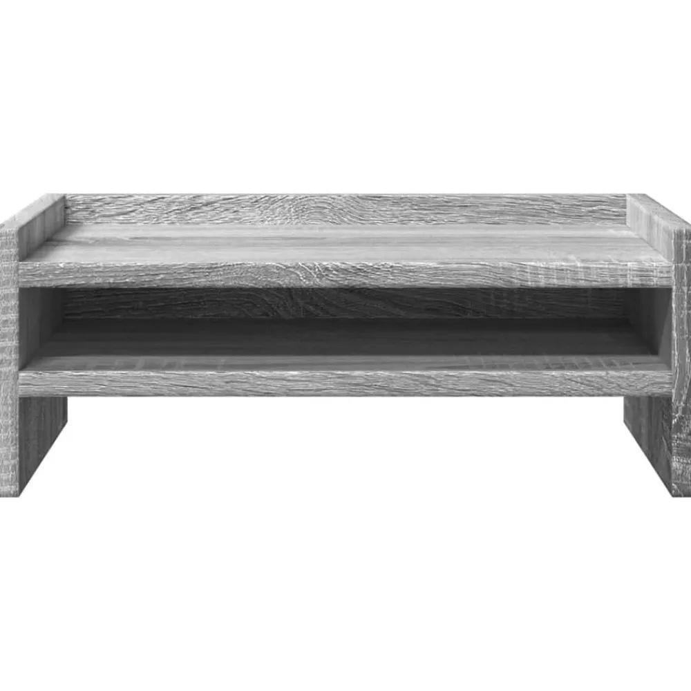 vidaXL Electrónica-Soporte de pantalla madera ingeniería 42x24x16 cm