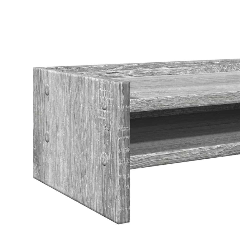 vidaXL Electrónica-Soporte de pantalla madera ingeniería 42x24x16 cm