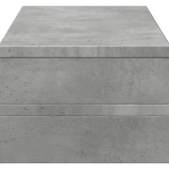 vidaXL Soporte de pantalla madera ingeniería gris hormigón 54x22x15 cm Gris hormig&oacute;n Sale
